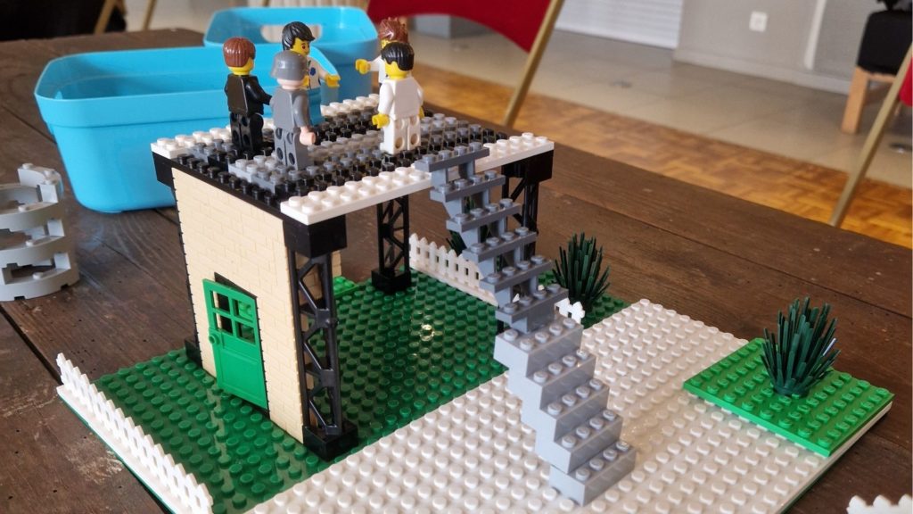 team building lego normandie
